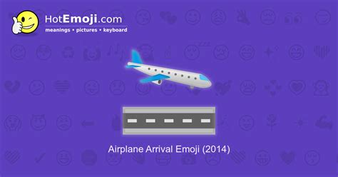 safe journey emoji|Airplane Arrival Emoji .